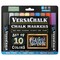 VersaChalk Wet Erase Liquid Chalk Markers - Classic Colors, 5 mm, Set of 10, Bold Tip